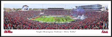 Ole Miss Rebels Football Fan Cave Decor - Vaught-Hemingway Stadium Panoramic Picture  Standard Frame
