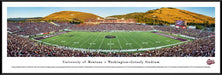 Montana Grizzlies Panoramic - Washington-Grizzly Stadium Picture  Standard Frame