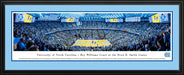 North Carolina Tar Heels Basketball Panoramic Poster - Dean Smith Center  Deluxe Frame
