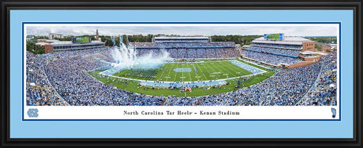North Carolina Tar Heels Football Panoramic Picture - Kenan Stadium Fan Cave Decor  Deluxe Frame