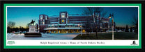 Ralph Engelstad Arena Exterior Fan Cave Decor - North Dakota Hockey Panoramic Picture  Select Frame