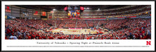 Nebraska Huskers Panoramic - Pinnacle Bank Arena Picture  Standard Frame