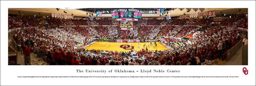 Oklahoma Sooners Basketball Panorama - Lloyd Noble Center Panoramic Picture  Unframed