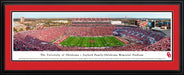 Oklahoma Sooners Football Poster - Panoramic Fan Cave Decor  Deluxe Frame