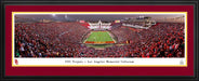 USC Trojans - Los Angeles Memorial Colisuem Panorama Print - Deluxe Frame