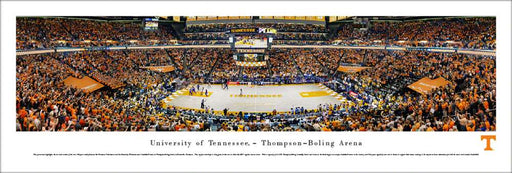 Tennessee Volunteers Basketball Poster - Thompson-Boling Arena Panorama  Unframed