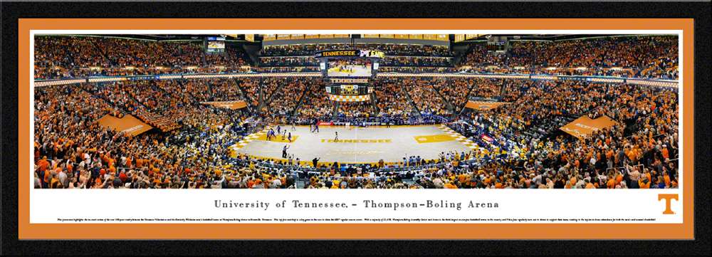 Tennessee Volunteers Basketball Poster - Thompson-Boling Arena Panorama  Select Frame