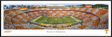Tennessee Volunteers Football Panoramic Picture - Neyland Stadium Fan Cave Decor  Standard Frame