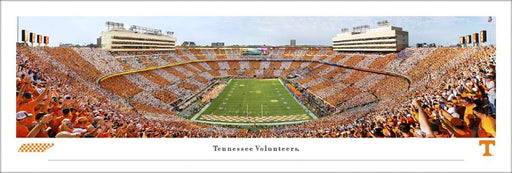 Tennessee Volunteers Football Fan Cave Decor - Neyland Stadium Panoramic Picture  Unframed