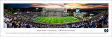 Utah State Aggies Football Panorama - Merlin Olsen Field at Maverik Stadium Unframed