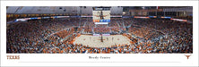 Texas Longhorns Basketball Panoramic Picture - Moody Center Fan Cave Decor  Unframed