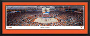 Texas Longhorns Basketball Panoramic Picture - Moody Center Fan Cave Decor  Deluxe Frame