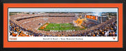 Texas Longhorns - Darrell K Royal - Texas Memorial Stadium Panorama Print - Deluxe Frame