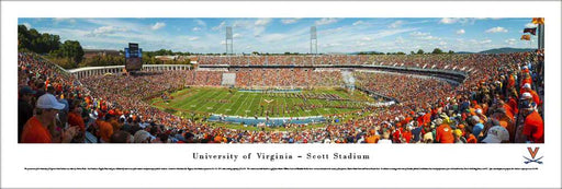 Virginia Cavaliers Football Panoramic - Scott Stadium Picture  Unframed