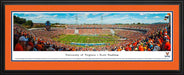 Virginia Cavaliers Football Panoramic - Scott Stadium Picture  Deluxe Frame