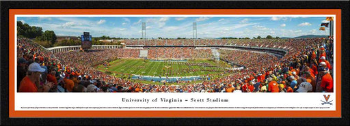 Virginia Cavaliers Football Panoramic - Scott Stadium Picture  Select Frame