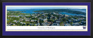 Washington Huskies Football Panoramic - Aerial Campus Picture  Deluxe Frame