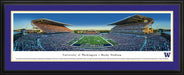 Washington Huskies Football Panoramic - Husky Stadium Picture  Deluxe Frame