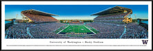 Washington Huskies Football Panoramic - Husky Stadium Picture  Standard Frame
