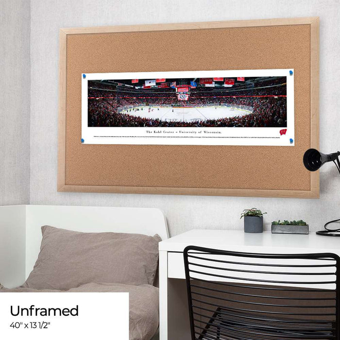 Wisconsin Badgers Panoramic - Kohl Center Picture  Unframed