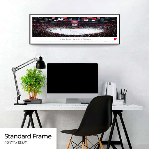 Wisconsin Badgers Panoramic - Kohl Center Picture  Standard Frame