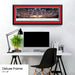 Wisconsin Badgers Basketball Panoramic - Kohl Center Picture  Deluxe Frame