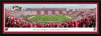 Wisconsin Badgers Football Panoramic Poster - Camp Randall Stadium Picture  Select Frame