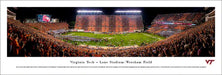 Virginia Tech Hokies Football Poster - Lane Stadium Panorama  Unframed