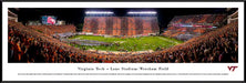 Virginia Tech Hokies Football Poster - Lane Stadium Panorama  Standard Frame
