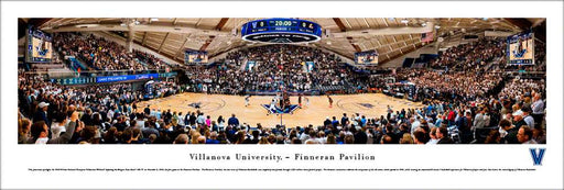 Villanova Wildcats Basketball Panoramic Poster - Finneran Pavilion  Unframed
