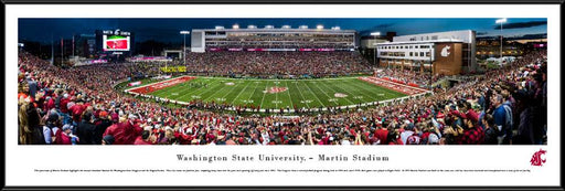 Washington State Cougars Football Panoramic Picture - Martin Stadium  Standard Frame