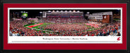 Washington State Cougars Football Panoramic Poster  Deluxe Frame