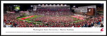 Washington State Cougars Football Panoramic Poster  Standard Frame