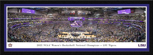 2023 NCAA Women's Basketball National Champions Panoramic Picture - LSU Tigers  Select Frame