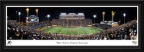 Wake Forest Demon Deacons Football Panoramic Picture - Allegacy Federal Credit Union Stadium  Select Frame