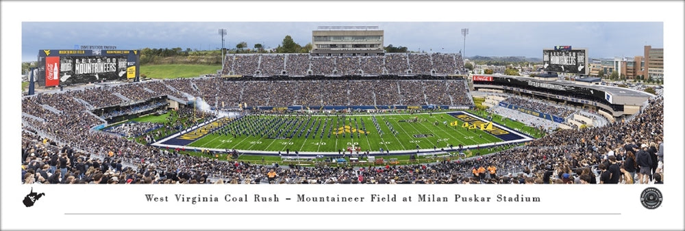 West Virginia Football "Coal Rush" Game - Unframed