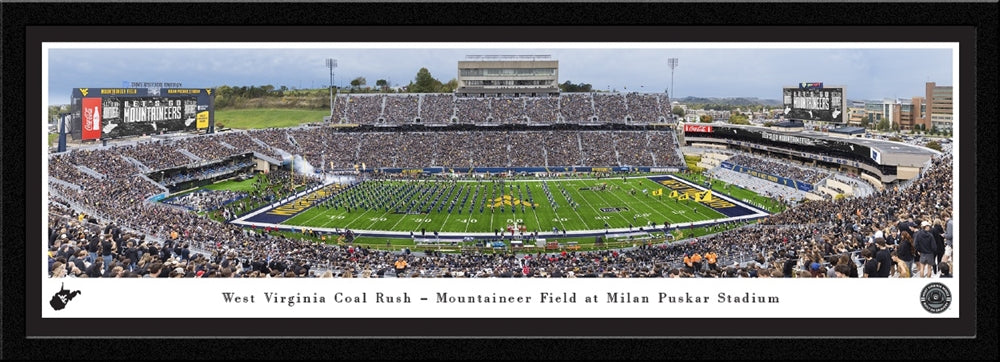 West Virginia Football "Coal Rush" Game - Select Frame