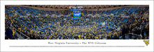 WVU Mountaineers Basketball Panoramic Picture  Unframed