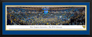 WVU Mountaineers Basketball Panoramic Picture  Deluxe Frame
