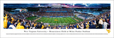 West Virginia Mountaineers Panorama - WVU Milan Puskar Stadium Picture  Unframed