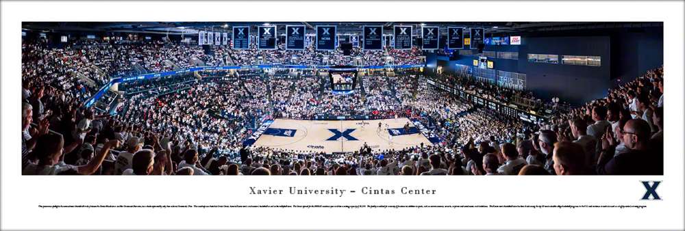 Xavier Musketeers Basketball Panoramic Picture - Cintas Center  Unframed