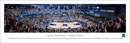 Xavier Musketeers Basketball Panoramic Picture - Cintas Center  Unframed