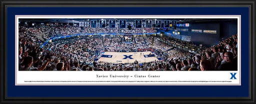 Xavier Musketeers Basketball Panoramic Picture - Cintas Center  Deluxe Frame