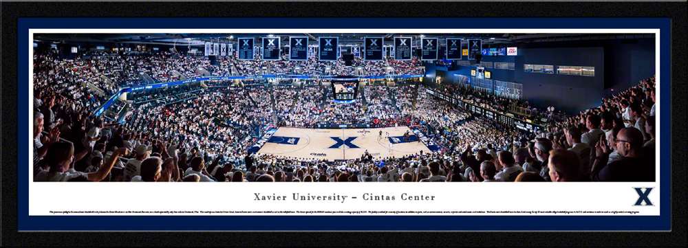 Xavier Musketeers Basketball Panoramic Picture - Cintas Center  Select Frame