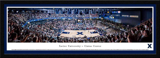 Xavier Musketeers Basketball Panoramic Picture - Cintas Center  Select Frame