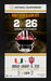 University of Indiana Hoosiers 2025-26 CFP National Champions Game Day Frame