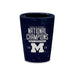 Michigan Wolverines 2026 Men's Basketball National Champions Speckle Shot Glass