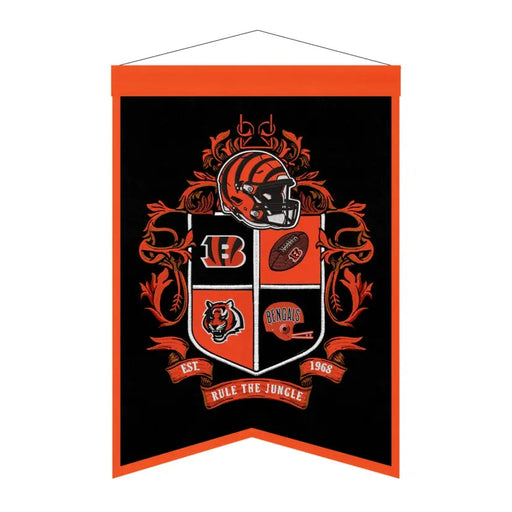 Cincinnati Bengals Team Crest Banner