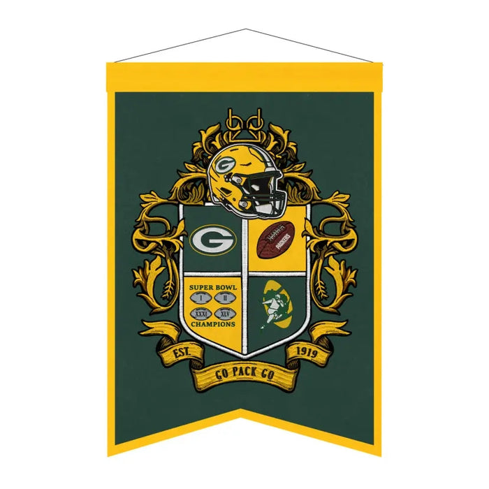 Green Bay Packers Team Crest Banner