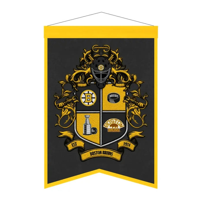 Boston Bruins Team Crest Banner